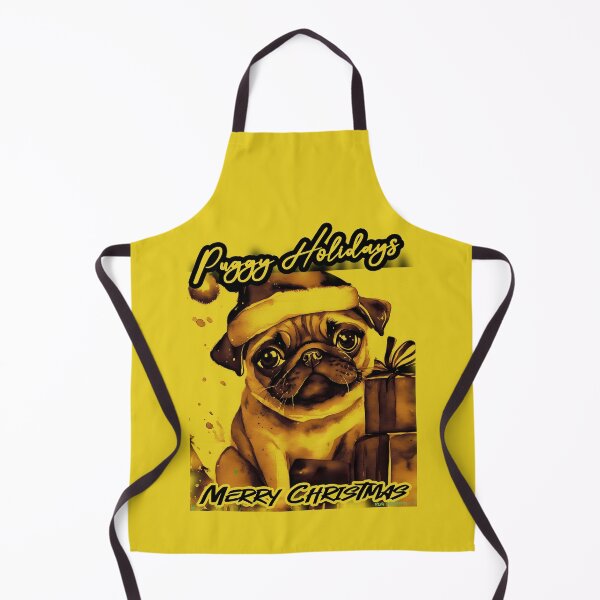 Item preview, Pug HAPPY HOLIDAYS 78 MERRY CHRISTMAS PUGGY HOLIDAYS designed and sold by RedBluffTraders.
