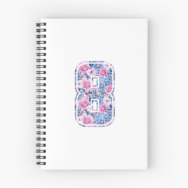 Item preview, 8th Birthday, floral number 8, girl's, kids designed and sold by iclipart.
