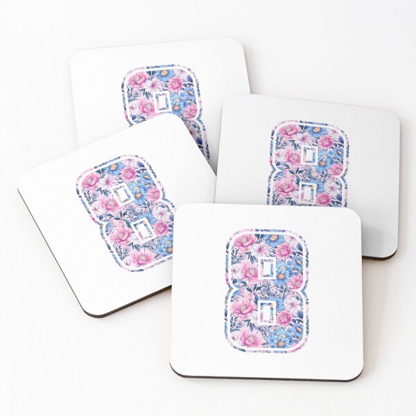 Item preview, 8th Birthday, floral number 8, girl's, kids designed and sold by iclipart.