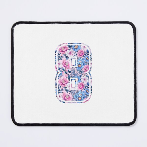 Item preview, 8th Birthday, floral number 8, girl's, kids designed and sold by iclipart.