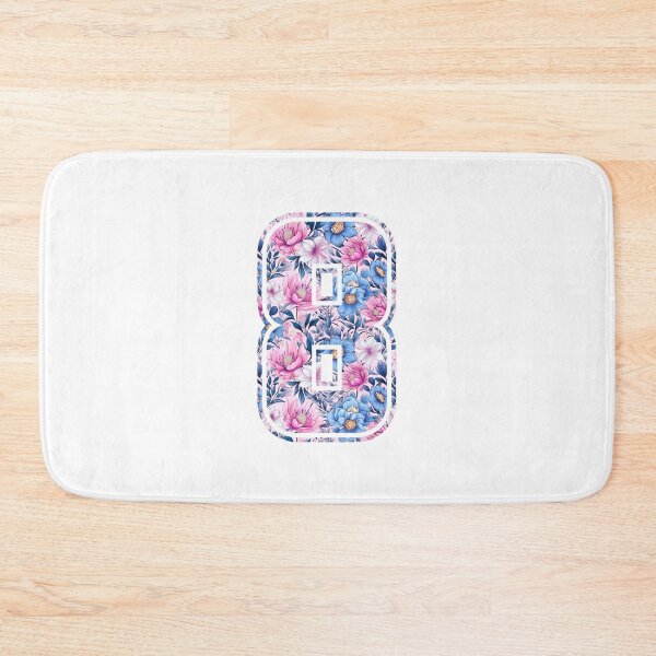 Item preview, 8th Birthday, floral number 8, girl's, kids designed and sold by iclipart.