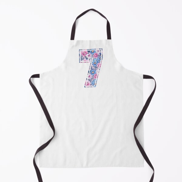 Item preview, 7th Birthday, floral number 7, girl's, kids designed and sold by iclipart.