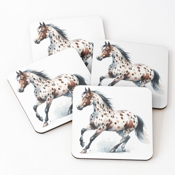 Item preview, Appaloosa Watercolor Leopard Horse designed and sold by DesignMT.