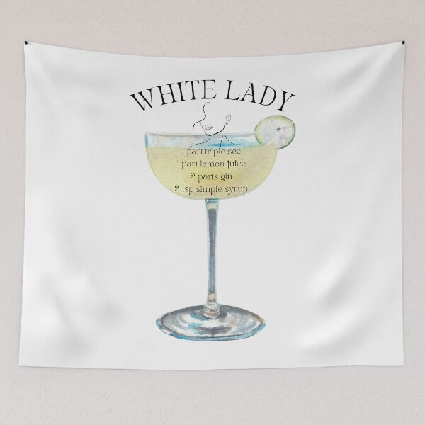 Item preview, White Lady Cocktail Receipe designed and sold by LenasVersion.