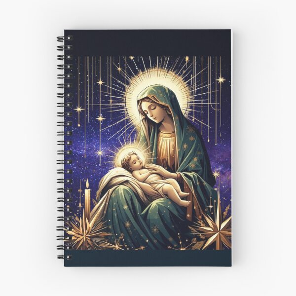Item preview, Advent Christmas Mother of God with baby Jesus designed and sold by JaroDesign2023.