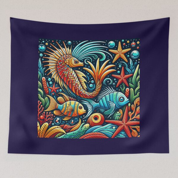 Item preview, Vibrant Underwater Wonderland designed and sold by byvarol.