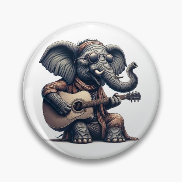 Item preview, Elephant Muasician designed and sold by BlueBerryBooze.