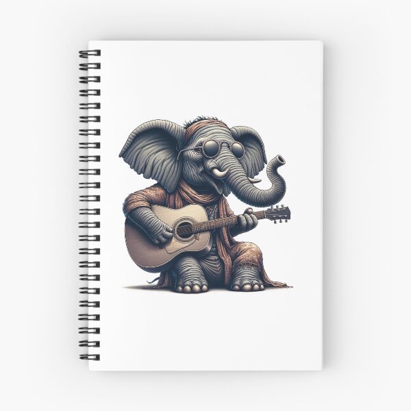 Item preview, Elephant Muasician designed and sold by BlueBerryBooze.