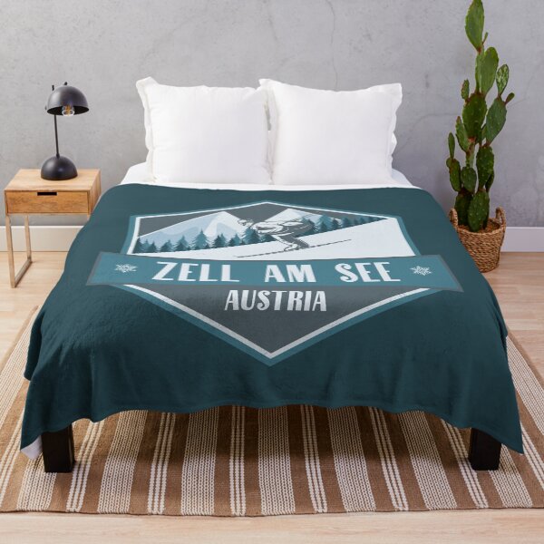Item preview, Zell am See Austria Vintage Skiing Design designed and sold by CynthiaGraphics.