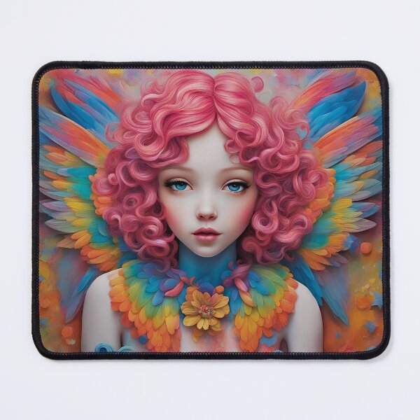 Item preview, Angel with pink hair designed and sold by bogfl.