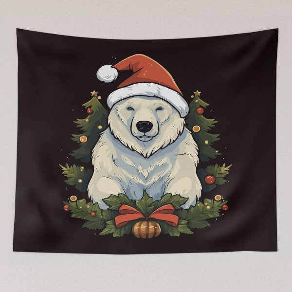 Item preview, Christmas Polar Bear designed and sold by creativellashop.