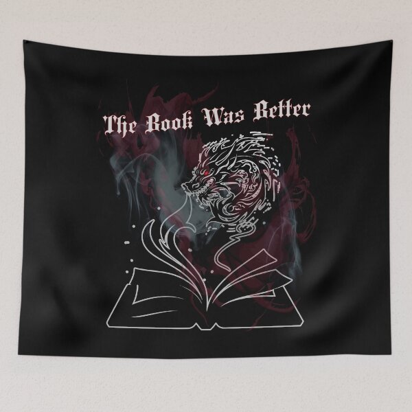 Item preview, The Book was Better Dragon designed and sold by 5PointsDigital.