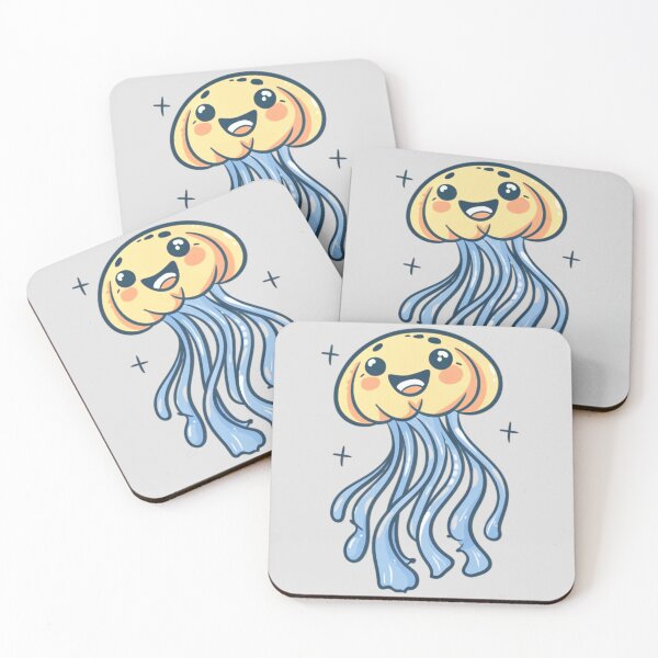 Item preview, Happy Jellyfish, Marine, Ocean, Sea Life, Aquatic Animals designed and sold by Cr320.