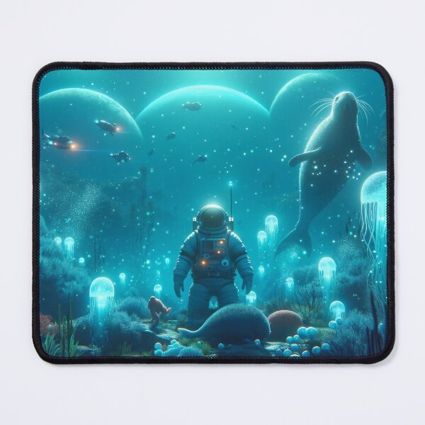 Item preview, Underwater Extraterrestrial Adventure designed and sold by divinedeco1925.