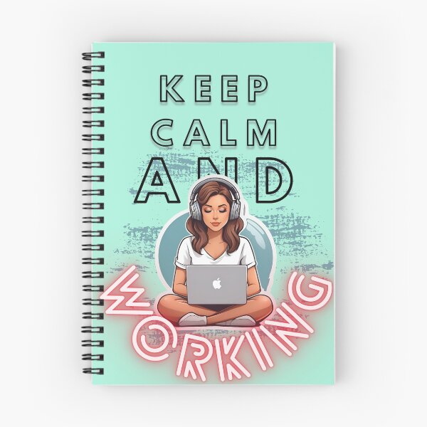 Item preview, keep calm and working designed and sold by MaxCaetanoo.