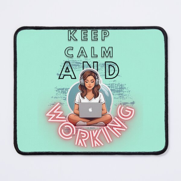 Item preview, keep calm and working designed and sold by MaxCaetanoo.