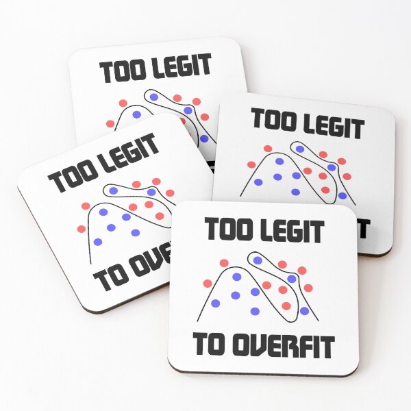 Item preview, Too Legit To Overfit designed and sold by ScienceCorner.