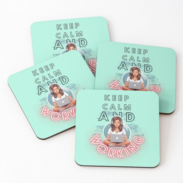 Item preview, keep calm and working designed and sold by MaxCaetanoo.