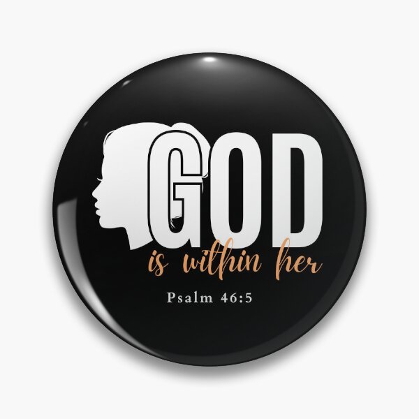 Item preview, GOD is within her Psalm 46:5 designed and sold by HisPromises.