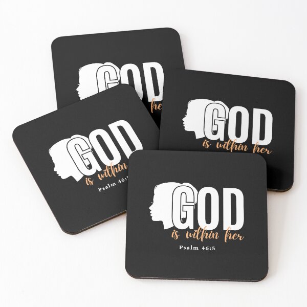 Item preview, GOD is within her Psalm 46:5 designed and sold by HisPromises.