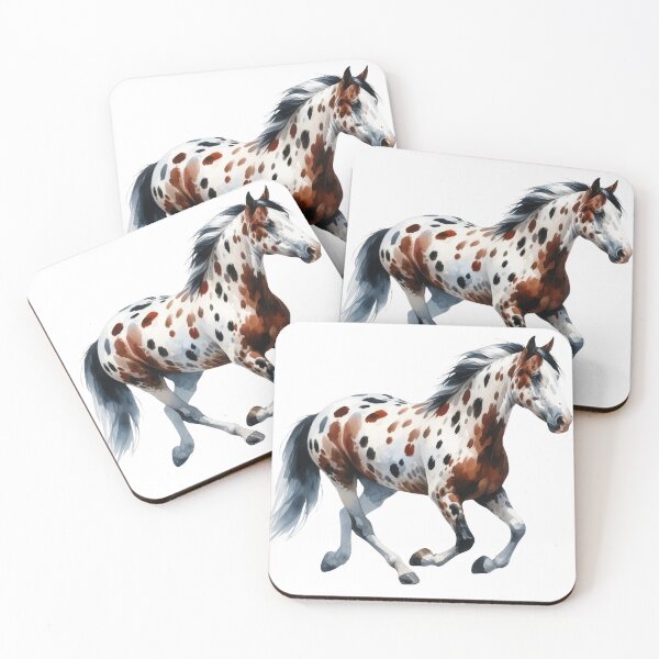 Item preview, Appaloosa Watercolor Leopard Horse designed and sold by DesignMT.