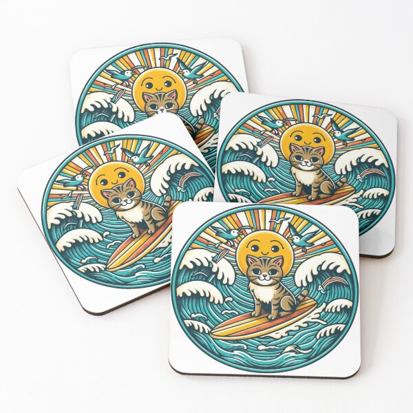 Item preview, Cat surfing designed and sold by casanova2301.