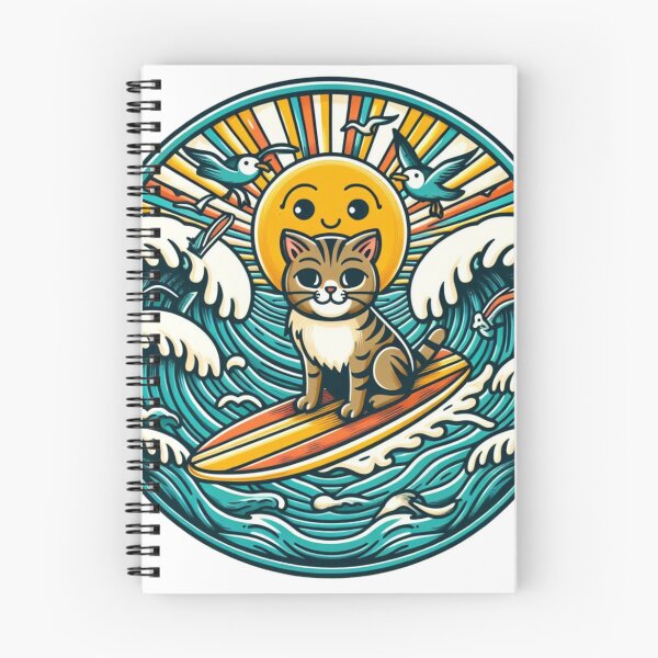 Item preview, Cat surfing designed and sold by casanova2301.