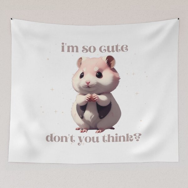 Item preview, Cute Hamster designed and sold by MarzenaKa.