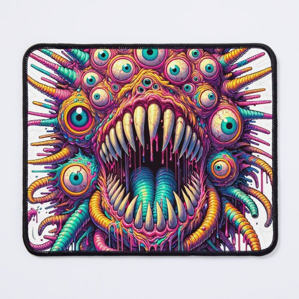 Item preview, Psychedelic Multi-Eyed Tentacle Alien Entity designed and sold by psychcyberpunk.
