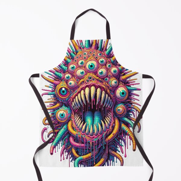Item preview, Psychedelic Multi-Eyed Tentacle Alien Entity designed and sold by psychcyberpunk.
