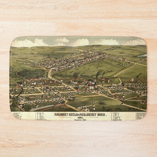 Item preview,  Calumet, Hecla & Red Jacket, Michigan (1881) designed and sold by allhistory.