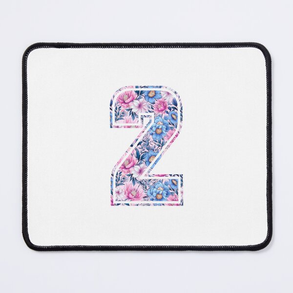 Item preview, 2nd Birthday, floral number 2, girl's, kids designed and sold by iclipart.