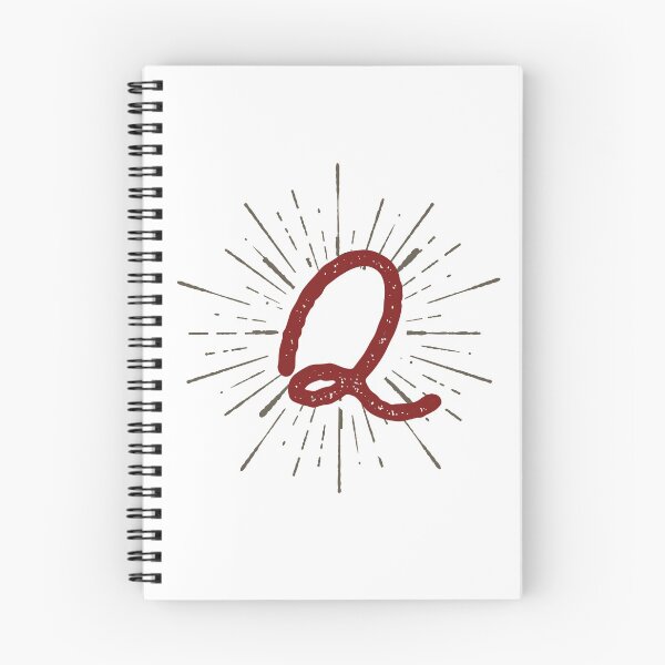Item preview, Monogram Q Retro Script And Sunburst designed and sold by simplymonogram.