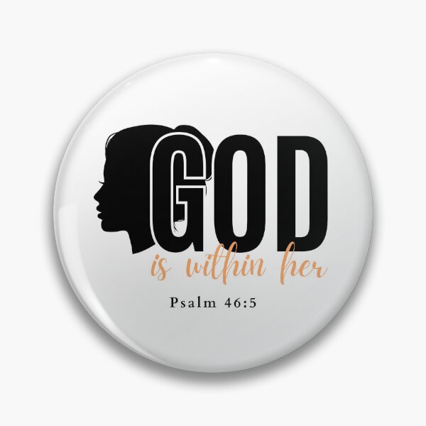 Item preview, GOD is within her Psalm 46:5 designed and sold by HisPromises.