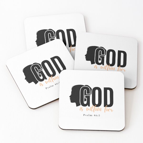 Item preview, GOD is within her Psalm 46:5 designed and sold by HisPromises.