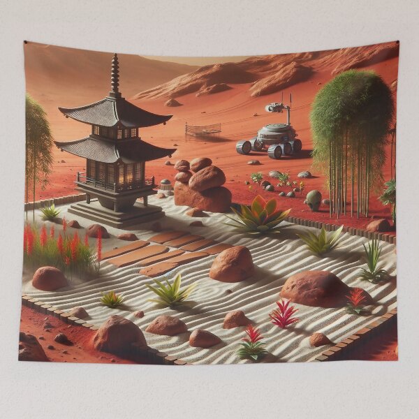 Item preview, Mars Zen Garden Tranquility designed and sold by divinedeco1925.