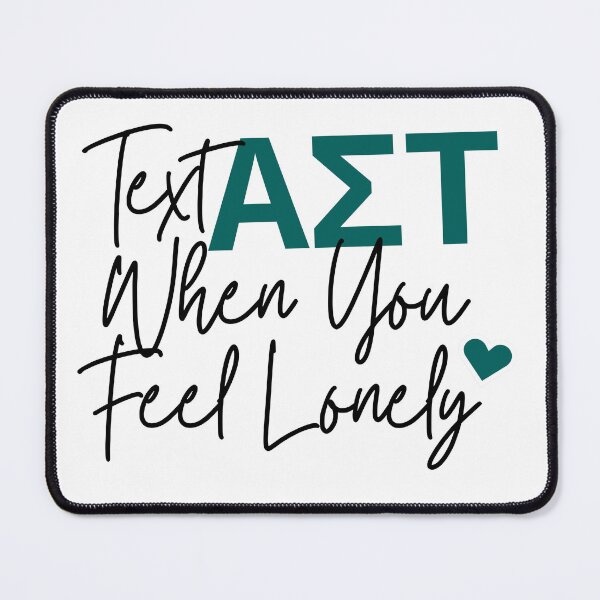 Artikelvorschau, Text AST When You Feel Lonely  entworfen und verkauft von Jenna Cage.