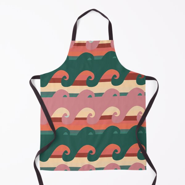 Item preview, Vintage waves mid century style retro pattern designed and sold by darfeuille.