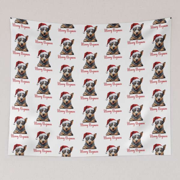Item preview, Australian Cattle Dog Merry Dogmas designed and sold by Blok45.
