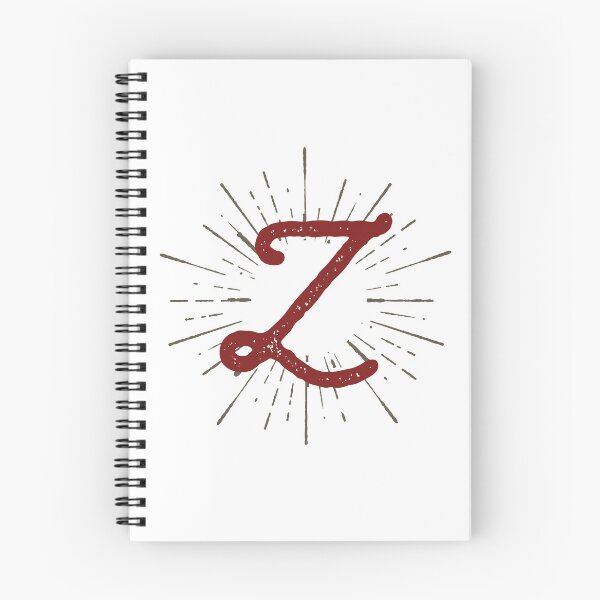 Item preview, Monogram Z Retro Script And Sunburst designed and sold by simplymonogram.