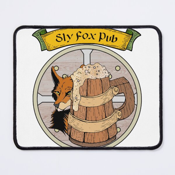 Item preview, Sly Fox Pub items designed and sold by Art Off the Wood.