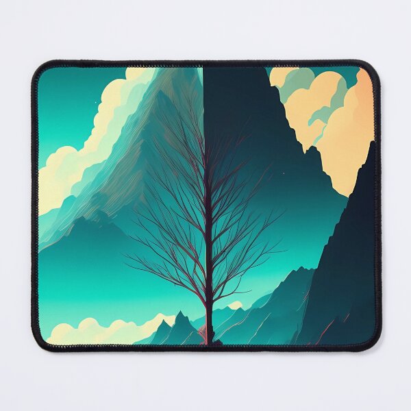 Item preview, Lonely tree in the mountains designed and sold by Łukasz Stanisławski.