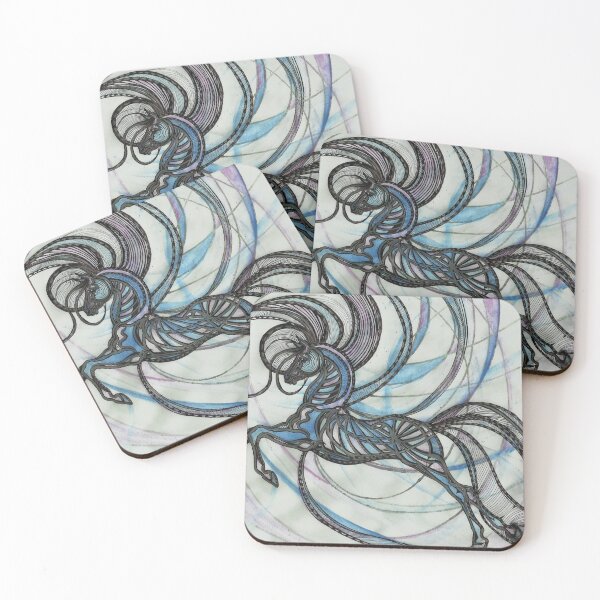 Item preview, STAINED GLASS WATERCOLOR HORSE designed and sold by Caroczel.