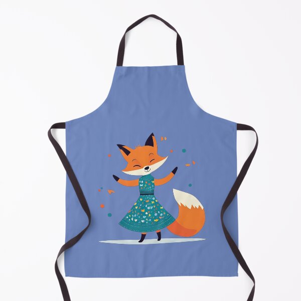 Item preview, Female fox in a dress dancing designed and sold by Bilisik.