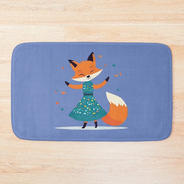 Item preview, Female fox in a dress dancing designed and sold by Bilisik.
