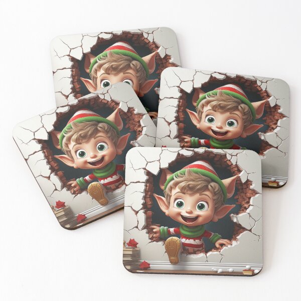 Item preview, A Christmas Surprise: An Elf in the House!!! designed and sold by ArtGraphicStore.