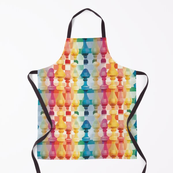 Item preview, Rainbow Chess Figures pattern designed and sold by Sp3ctrumOfColor.