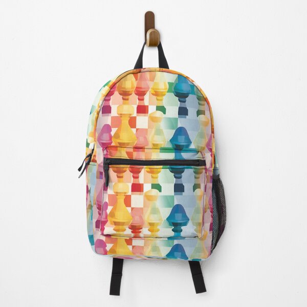 Item preview, Rainbow Chess Figures pattern designed and sold by Sp3ctrumOfColor.