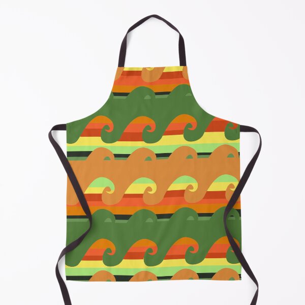 Item preview, Vintage waves mid century pattern designed and sold by darfeuille.