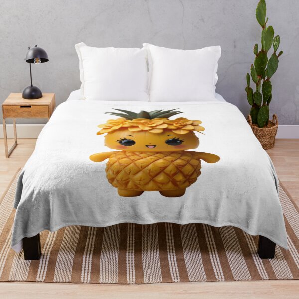 Item preview, Cute Kawaii Baby Pineapple Girl designed and sold by CuteopiaGallery.